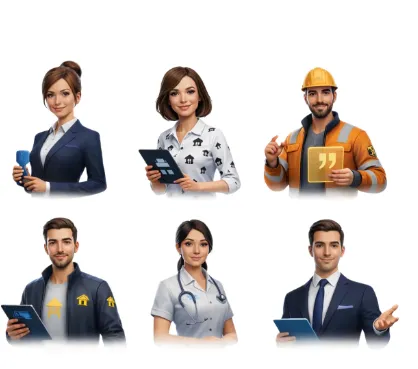 AI Agents Sophie Max Nora Emma Lucas